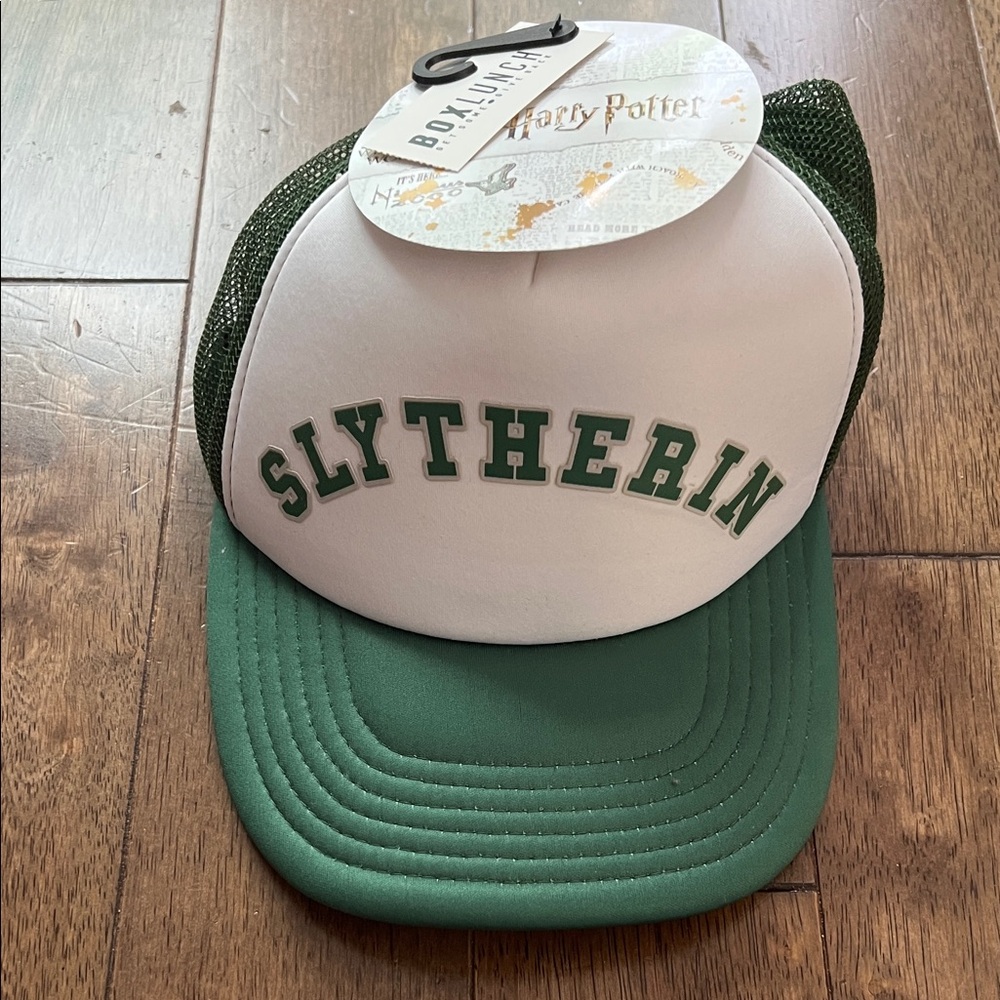 BoxLunch Slytherin Green and White Cap